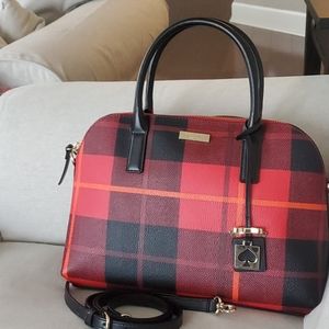 New Kate Spade brightwater drive woodland plaid